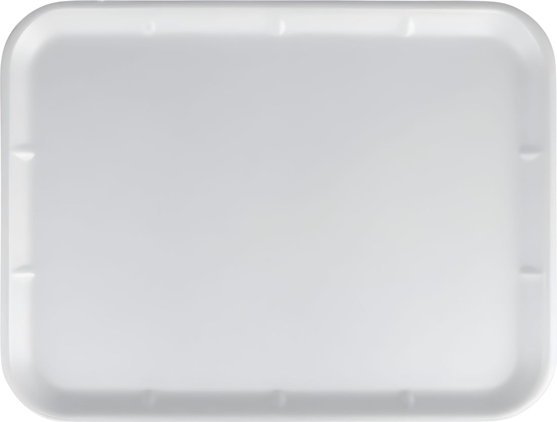 CKF Inc. - 16" x 12" x .6.25" White Foam Tray, 100/Cs - 88140 (Special Order Item)