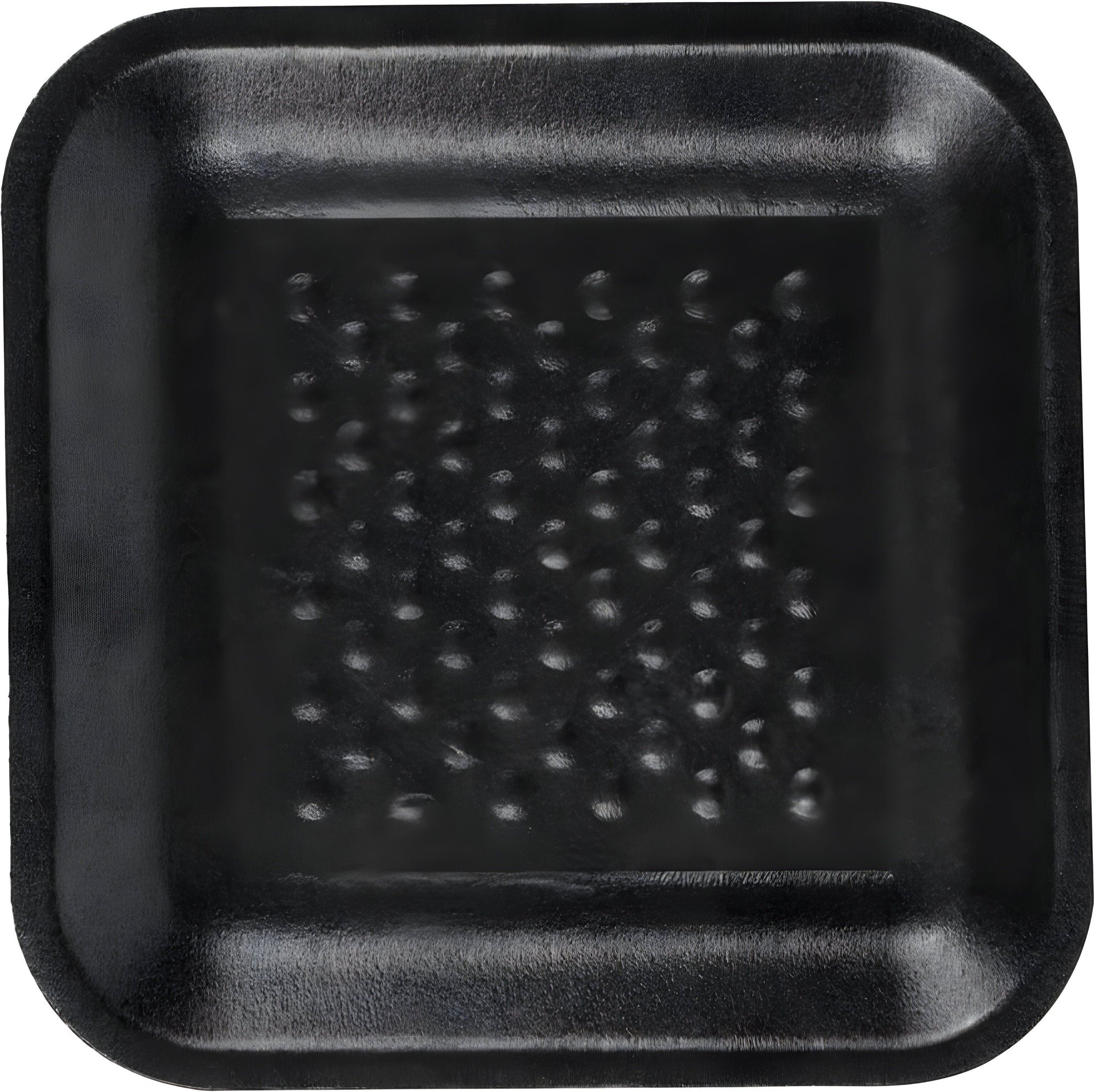 CKF Inc. - 5.25" x 5.25" x.625 Black Foam 1S Tray, 1000/Cs - 87801 (Special Order Item)