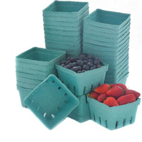 CKF Inc. - 5.5" x 5.3" x 3.3" QT Berry Basket Pulp Tray, 250/cs - 44020 (Special Order Item)