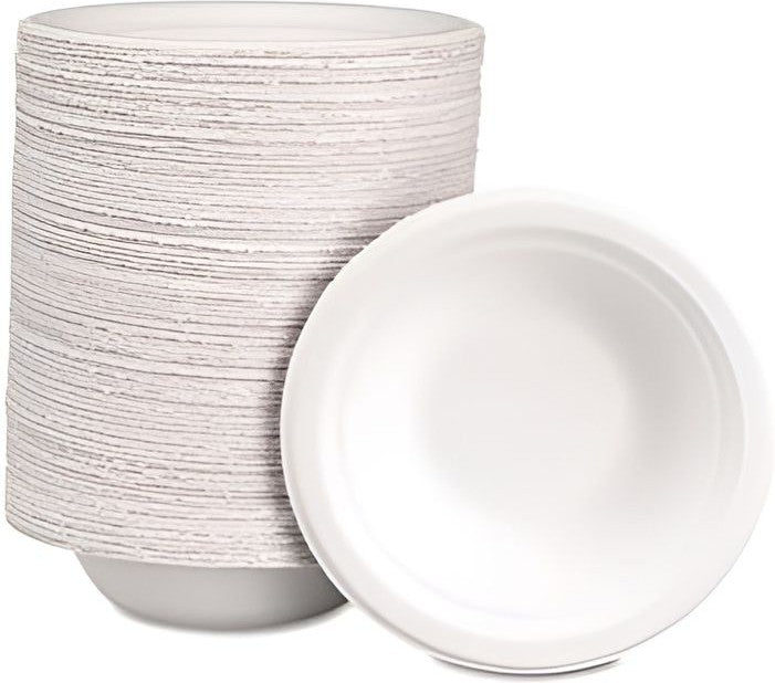 CKF Inc. - 6.4 x 6.4 x 1.4", 12 Oz Chinet Paper Bowl, 1000/cs - 22023