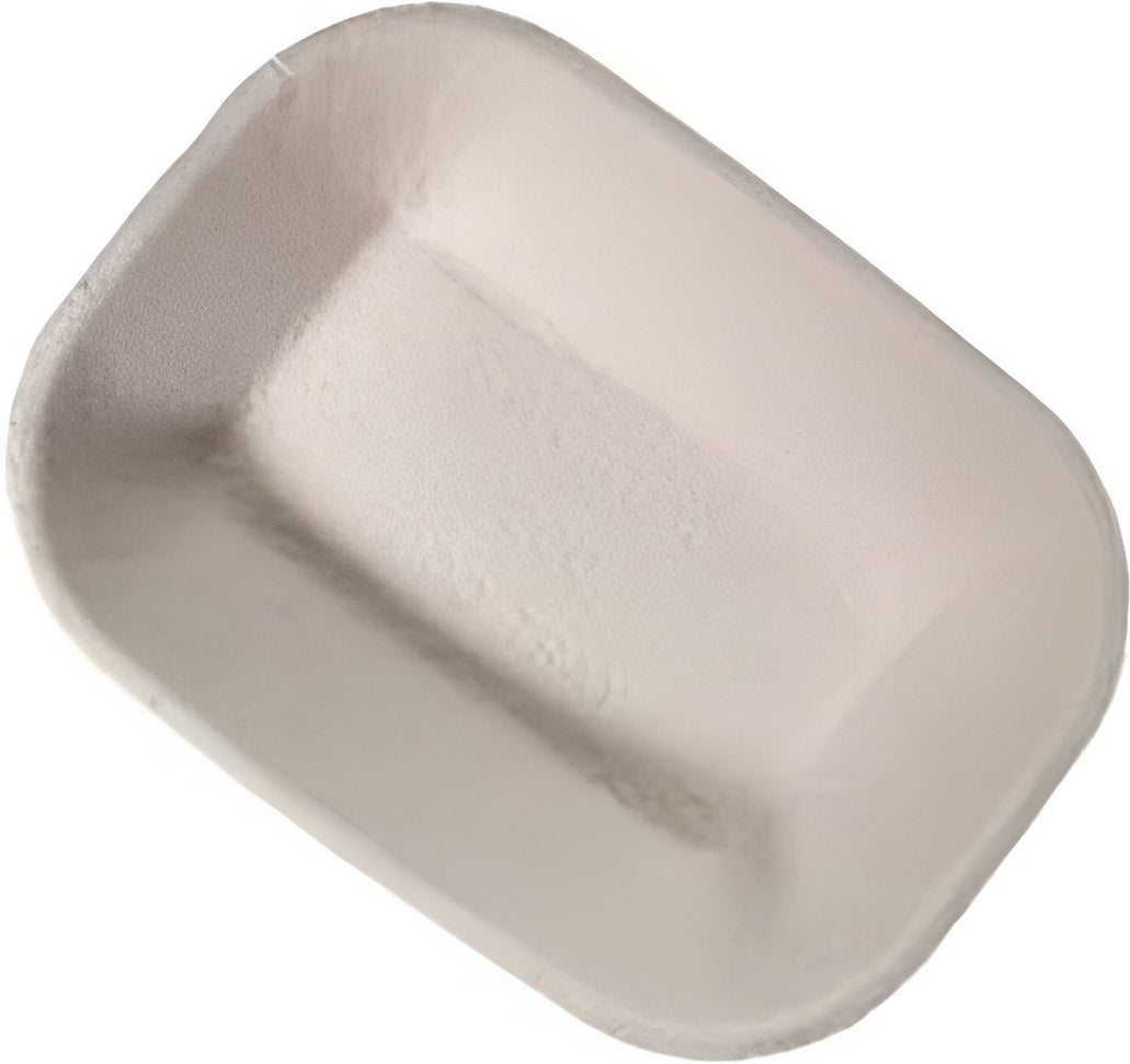 CKF Inc. - 7.6 x 5.5 x 1.4" Savaday #200 Natural Food Pulp/Chip Trays, 500/Cs - 21564