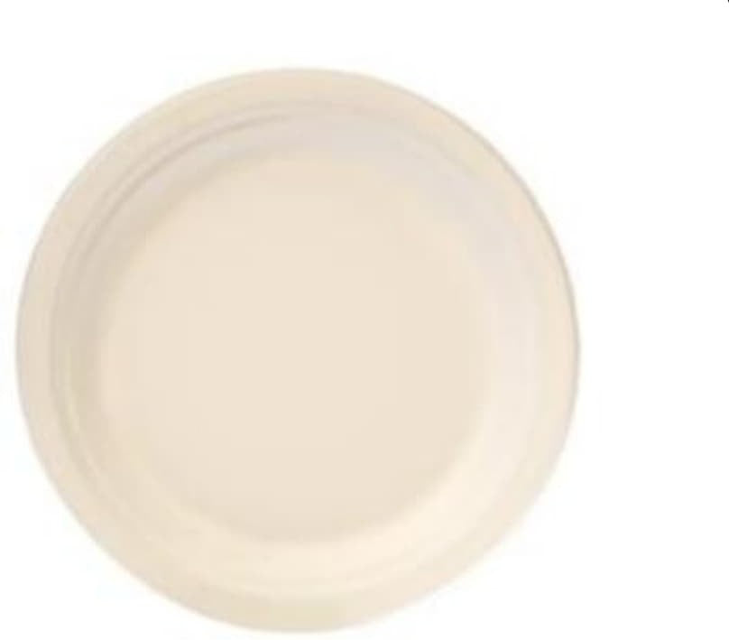 CKF Inc. - 8.8" x 8.8" x 0.8" Savaday Retail Paper Plates, 24/Cs - 10532