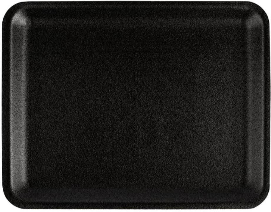 CKF Inc. - 9.25" x 7.25" x 0.63", 34/4S Black Foam Tray, 500/Cs - 87834 (Special Order Item)