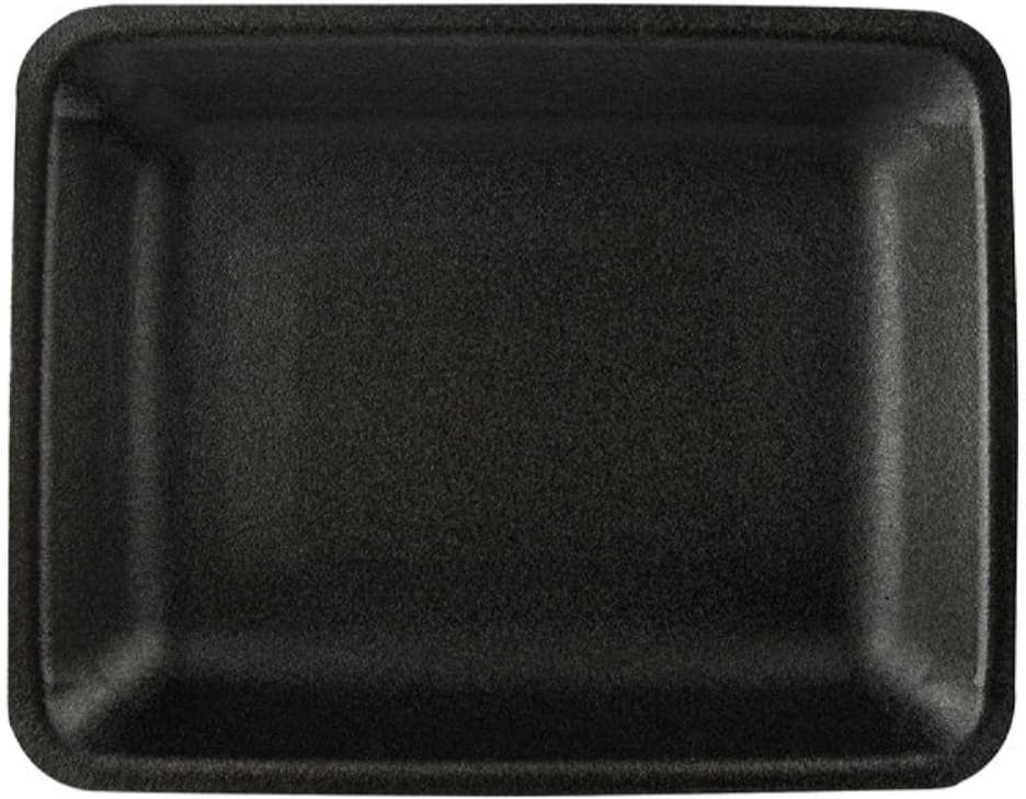 CKF Inc. - 9.25 x 7.25 x 1.25", 4D/4PR Black Foam Tray, 500/Cs - 87853