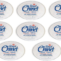 CKF Inc. - 9.75 x 12.5" Royal Chinet Platter Flower & Leaf, 8 Packs/Cs - 10109