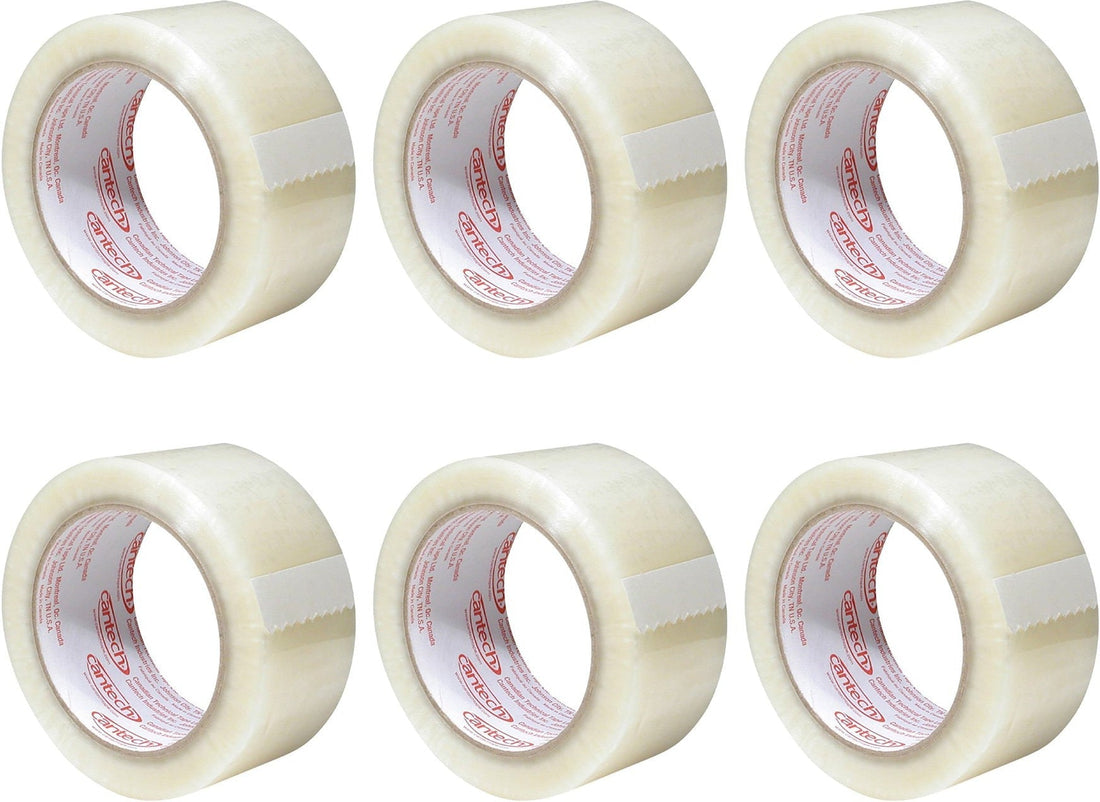 Cantech - 48mm x 132m Clear Carton Seal Tape Industrial Grade, 36Rl/Cs - 6100