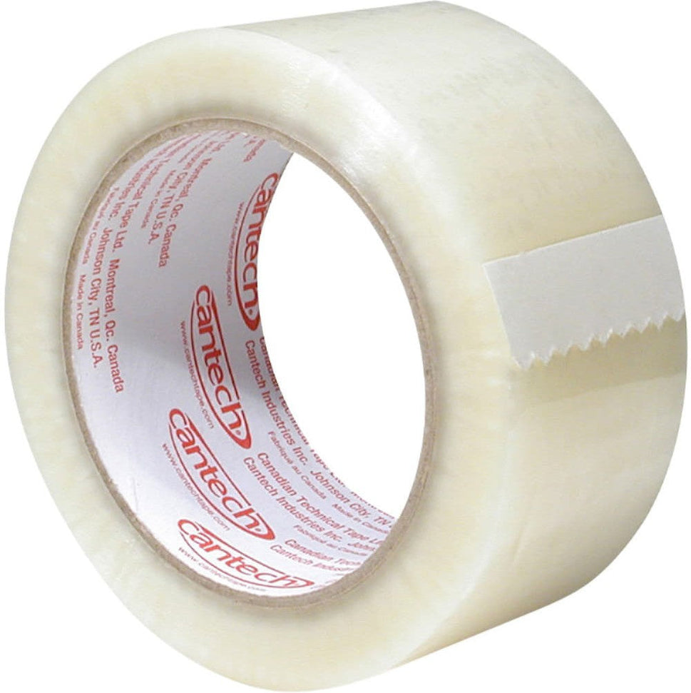 Cantech - 48mm x 132m Clear Carton Seal Tape Industrial Grade, 36Rl/Cs - 6100
