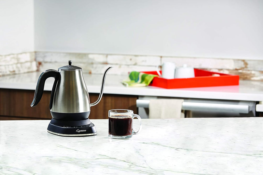 Capresso - 1.2 L Stainless Steel Pour-Over Water Kettle - 290.05
