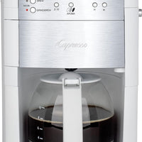 Capresso - CoffeeTEAM GS White 10-Cup Digital Coffeemaker - 464.02
