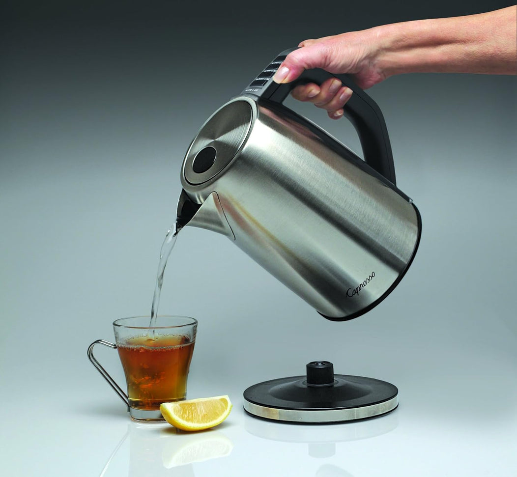 Capresso - H20 Steel Plus 1.7 L Variable Temperature Electric Water Kettle - 278.05