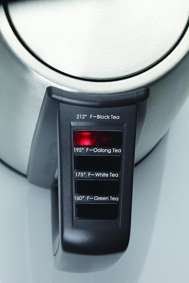 Capresso - H20 Steel Plus 1.7 L Variable Temperature Electric Water Kettle - 278.05