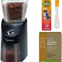 Capresso - Infinity Plus Black Conical Burr ABS & Blade Coffee Grinder - 570.01