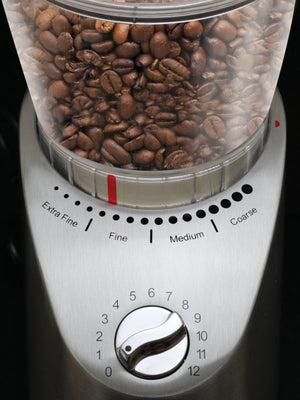 Capresso - Infinity Plus Stainless-Steel Conical Burr & Blade Coffee Grinder - 575.05