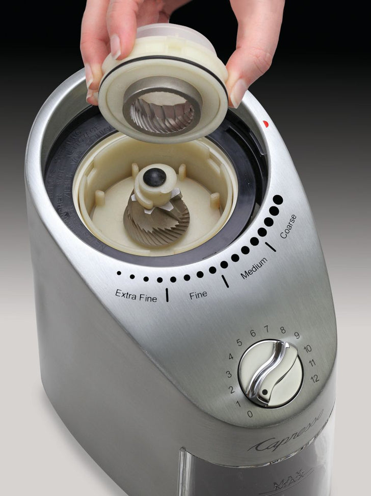 Capresso - Infinity Plus Stainless-Steel Conical Burr & Blade Coffee Grinder - 575.05