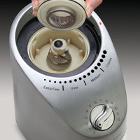 Capresso - Infinity Plus Stainless-Steel Conical Burr & Blade Coffee Grinder - 575.05