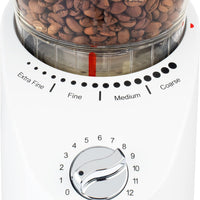 Capresso - Infinity Plus White Conical Burr ABS & Blade Coffee Grinder - 570.02