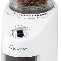 Capresso - Infinity Plus White Conical Burr ABS & Blade Coffee Grinder - 570.02