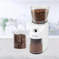 Capresso - Infinity Plus White Conical Burr ABS & Blade Coffee Grinder - 570.02