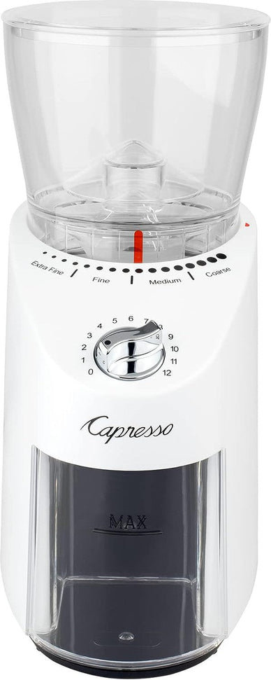 Capresso - Infinity Plus White Conical Burr ABS & Blade Coffee Grinder - 570.02