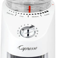 Capresso - Infinity Plus White Conical Burr ABS & Blade Coffee Grinder - 570.02