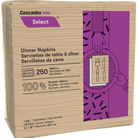 Cascades Tissue Group - 1 Ply Tissue Group Select Dinner Napkins, 3000/Cs - N055