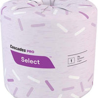 Cascades Tissue Group - 1000 Sheets Classique 1 Ply Toilet Tissue 48 Rl/Cs - B011