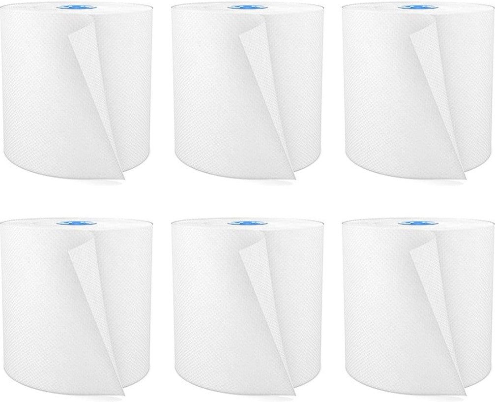 Cascades Tissue Group - 1050 Feet Tandem White Roll Hand Towels, 6rl/cs - T220