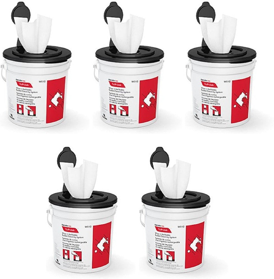 Cascades Tissue Group - 110 Sheets Flex Dry Wiper Bucket Wipers, 5rl/cs - W010