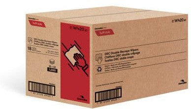 Cascades Tissue Group - 12" x 13" DRC Double Recrepe Heavy Wipers, 16pk/cs - W420