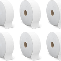 Cascades Tissue Group - 1400 Feet Tandem 2 ply JRT Moka Toilet Tissue, Pack of 6 - T263