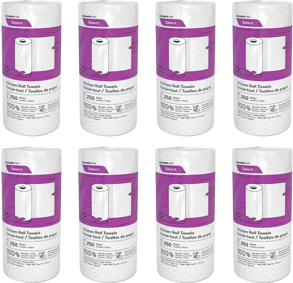 Cascades Tissue Group - 198 Sheets 2 ply Toilet Tissue, 8rl/cs - 77180C1