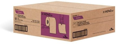 Cascades Tissue Group - 425 Feet Select White Roll Hand Towels, Pack of 12 - H040