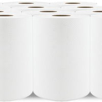 Cascades Tissue Group - 600 Feet Select White Roll Hand Towels, Pack of 12 - H060
