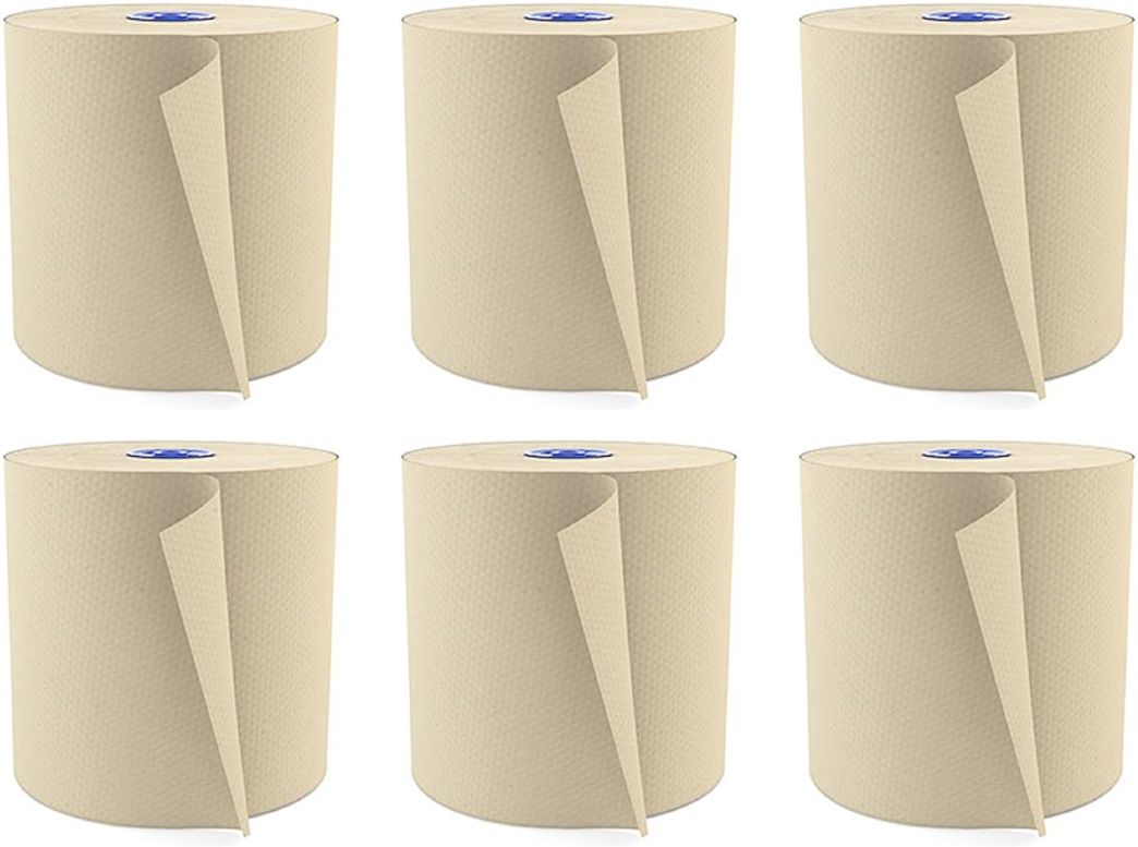 Cascades Tissue Group - 775 Feet Tandem Ivory Roll Hand Towels, 6rl/cs - T114