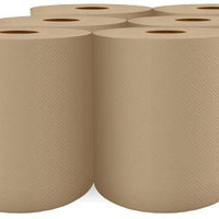 Cascades Tissue Group - 800 Feet Select Kraft Roll Hand Towels 6 Rl/Cs - H085 (Special Order Item)