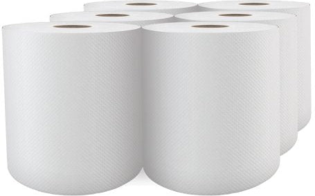 Cascades Tissue Group - 800 Feet Select White Roll Hand Towels, 6 Rl/Cs - H080 (Special Order Item)