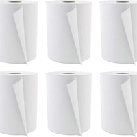 Cascades Tissue Group - 800 Feet Select White Roll Towel, 6rl/cs - H280