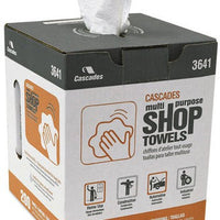 Cascades Tissue Group - 9" x 13" DRC Double Recrepe Heavy Wipers, 8rl/cs - W413