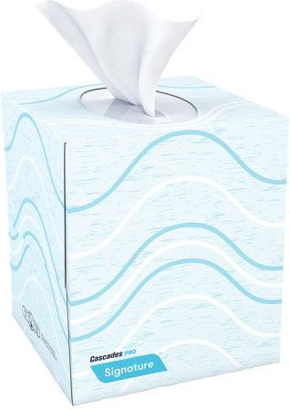 Cascades Tissue Group - 90 Sheets Signature Cube Facial Tissue, 36bx/cs - F710