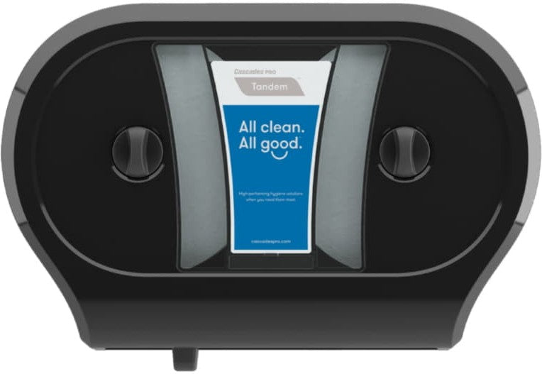 Cascades Tissue Group - Black Tandem Double JRT Dispenser - C233