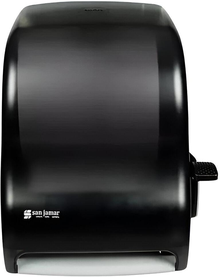 Cascades Tissue Group - Black Universal Mechanical No-Touch Roll Towel Dispenser - CASDH740