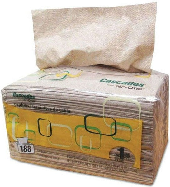 Cascades Tissue Group - Moka ServOne Napkins, 188/pk, 32pk/cs - T401/2407
