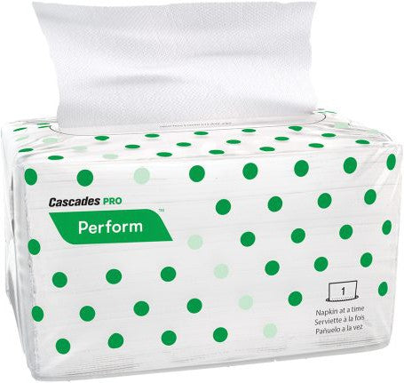 Cascades Tissue Group - ServOne White Dispenser Napkins, 32pk/cs - T400