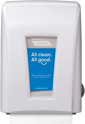 Cascades Tissue Group - White Tandem + Autocut Dispenser - C225/1589