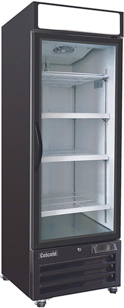 Celcold - 23" Commercial Glass Door Reach-In Freezer - CF23GDM