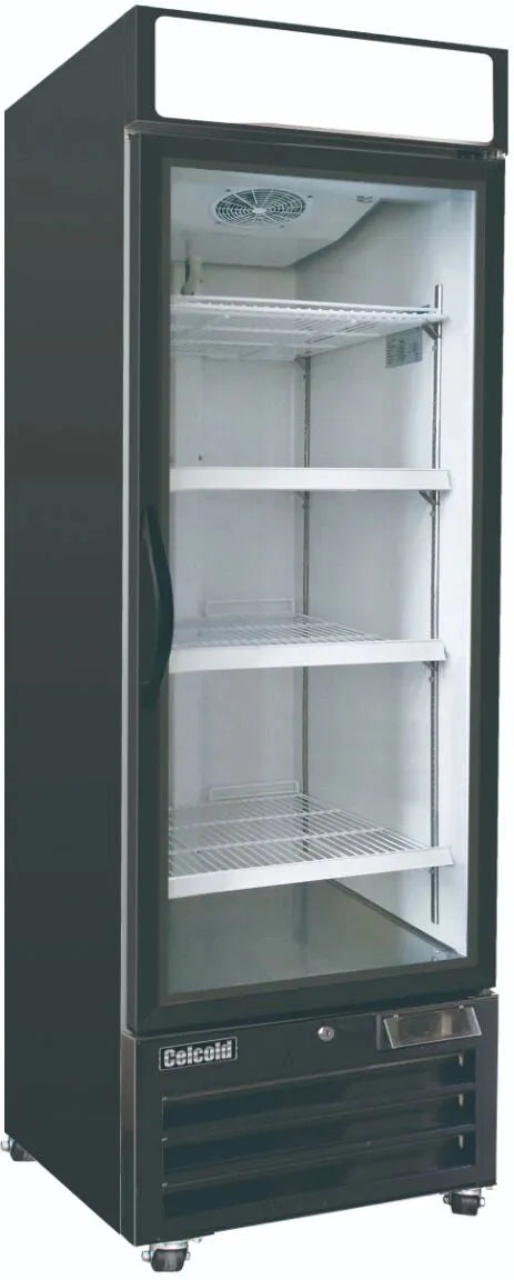 Celcold - 23" Commercial Glass Door Reach-In Refrigerator - CR23GDM