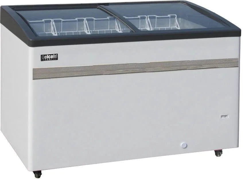 Celcold - 29" Compact Angled Top Commercial Ice Cream Display Freezer - CEATF29