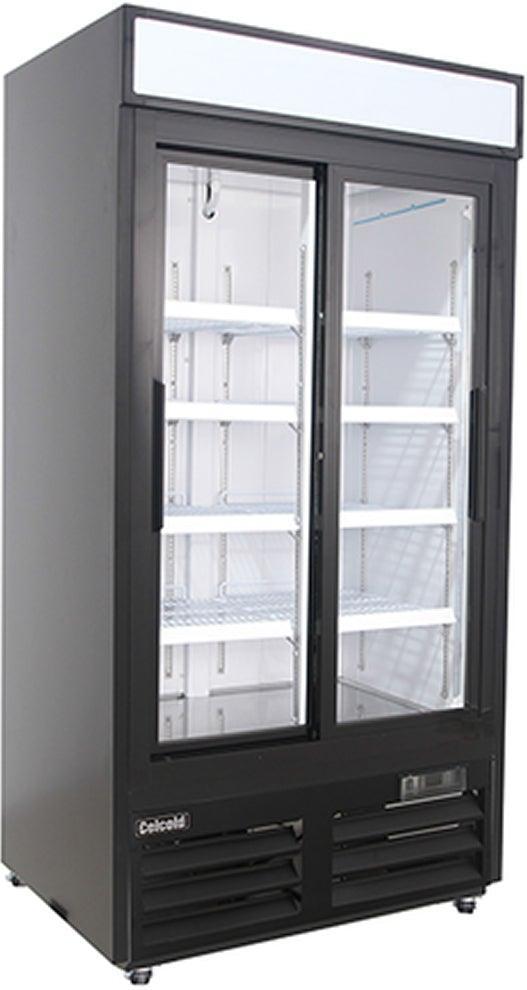 Celcold - 36" Commercial Sliding Glass Door Refrigerator - CR36SGDM