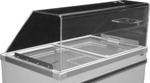 Celcold - 40" Acrylic Food Sneeze Guard for CF40SG Ice Cream Cabinet - CF40FG