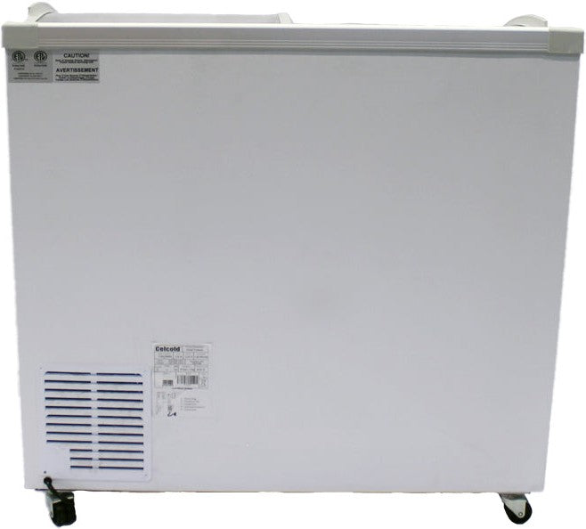 Celcold - 40" Sliding Glass Lid Angle Top Freezer - CATF40